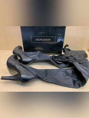Colin Stuart for Victoria Secret Over the Knee Thigh High Lace Up Boots